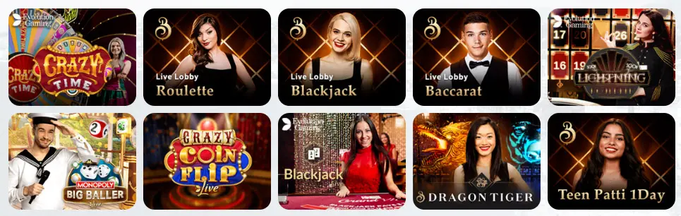 Jeux de casino en direct 77Jackpot Casino